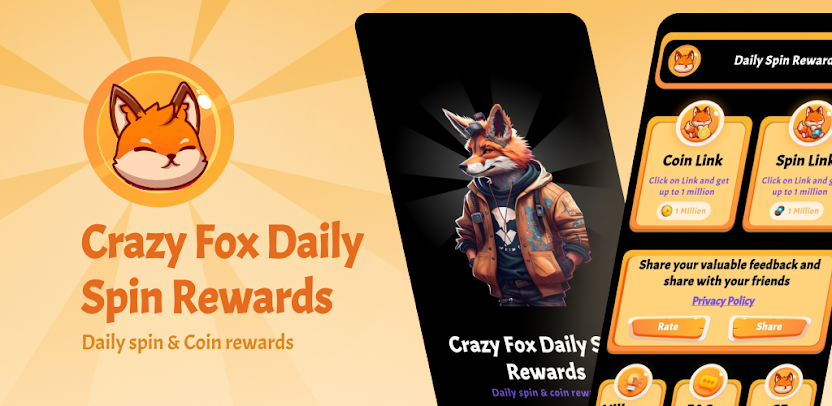 Crazy Fox Daily Spin Rewards